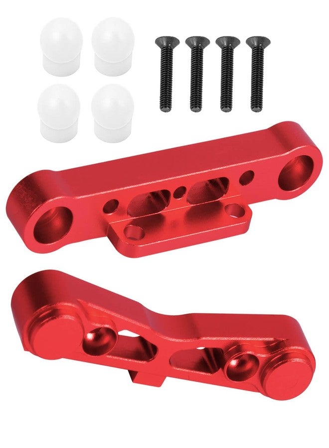 ARRCat Aluminum Rear Lower Arm Suspension Mount Set Upgrades Part for 1/8 Typhon Kraton Notorious 6S,Felony Infraction V2 Limitless Mojave Tailon 6S BLX,ARRCat RC Hops Up RC Upgrades Part,Red - Image 1